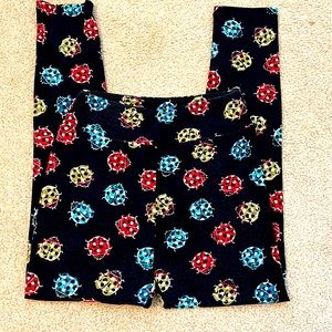 LuLaRoe ladybug print leggings